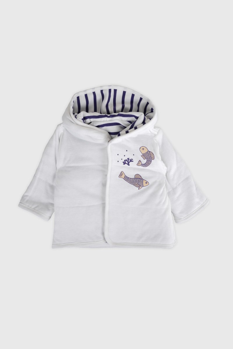 Veste matelassee reversible Baby - coton