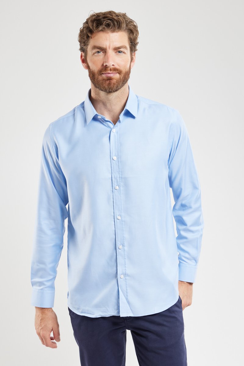 Chemise coupe ajustee - Tencel