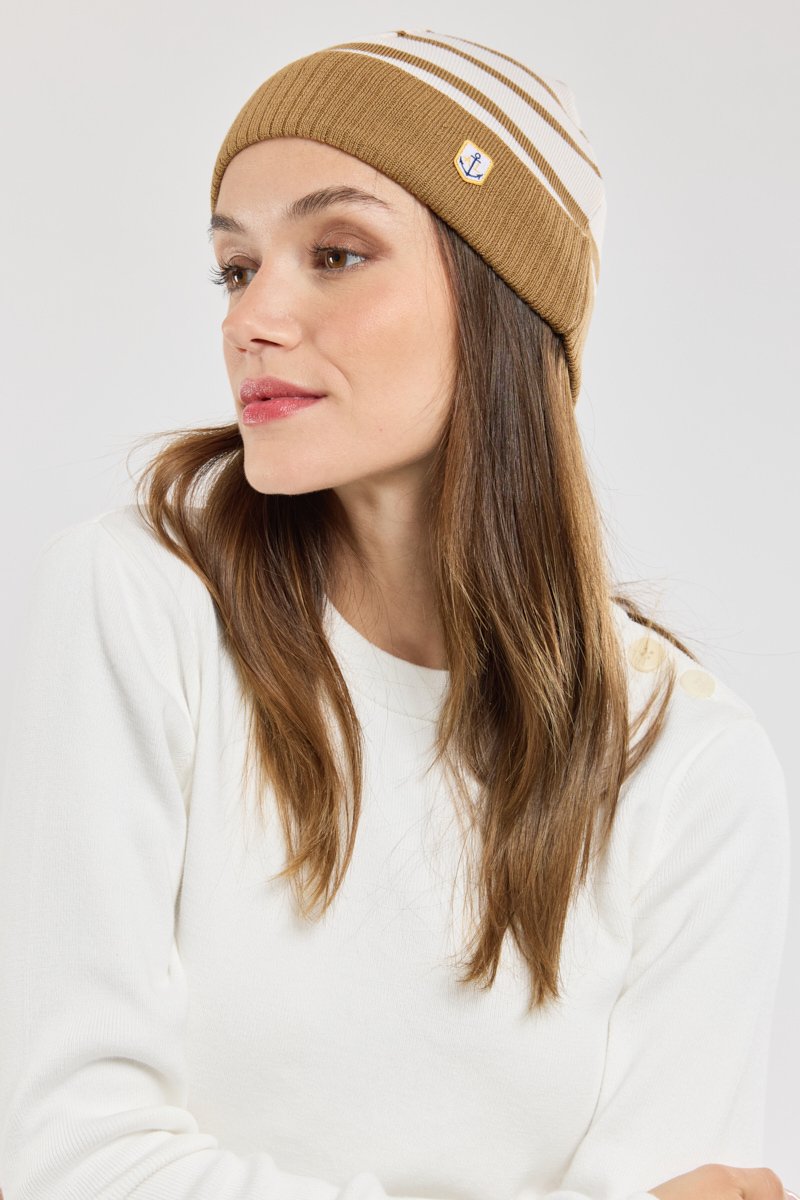 Bonnet raye Heritage - laine