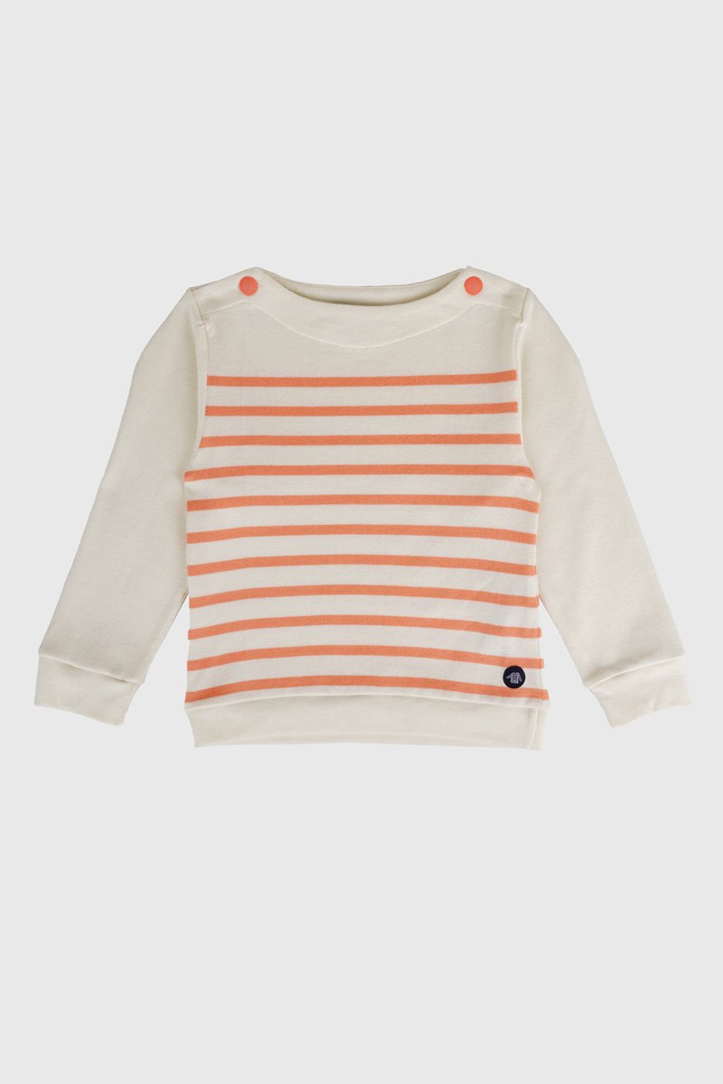 Mariniere sweat Kids - coton rustique