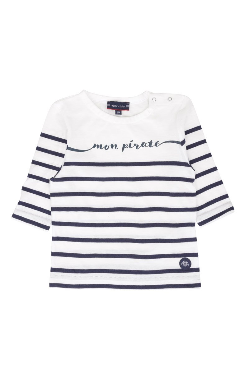 Mariniere  mon pirate  Baby - coton leger