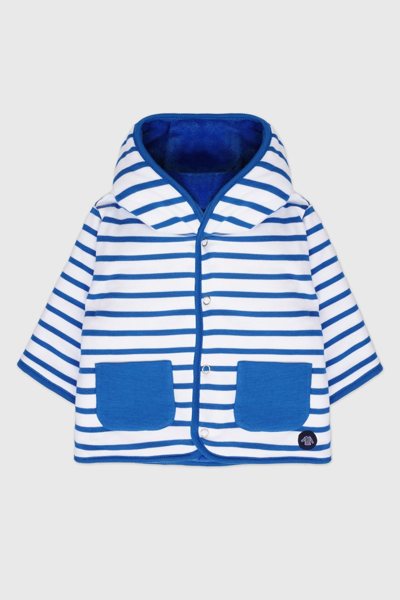 Veste reversible molletonnee Baby - coton epais