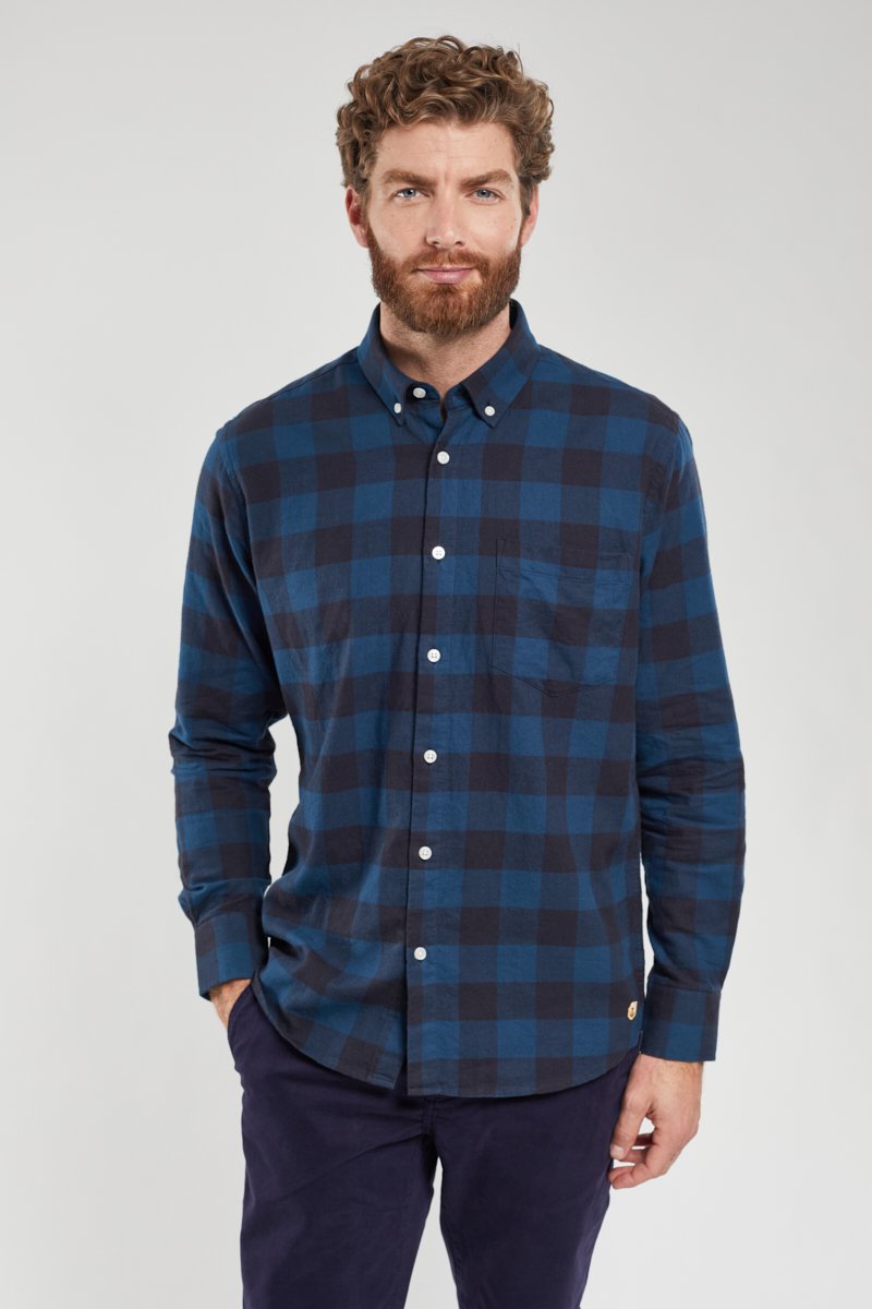 Chemise a carreaux - coton flanelle