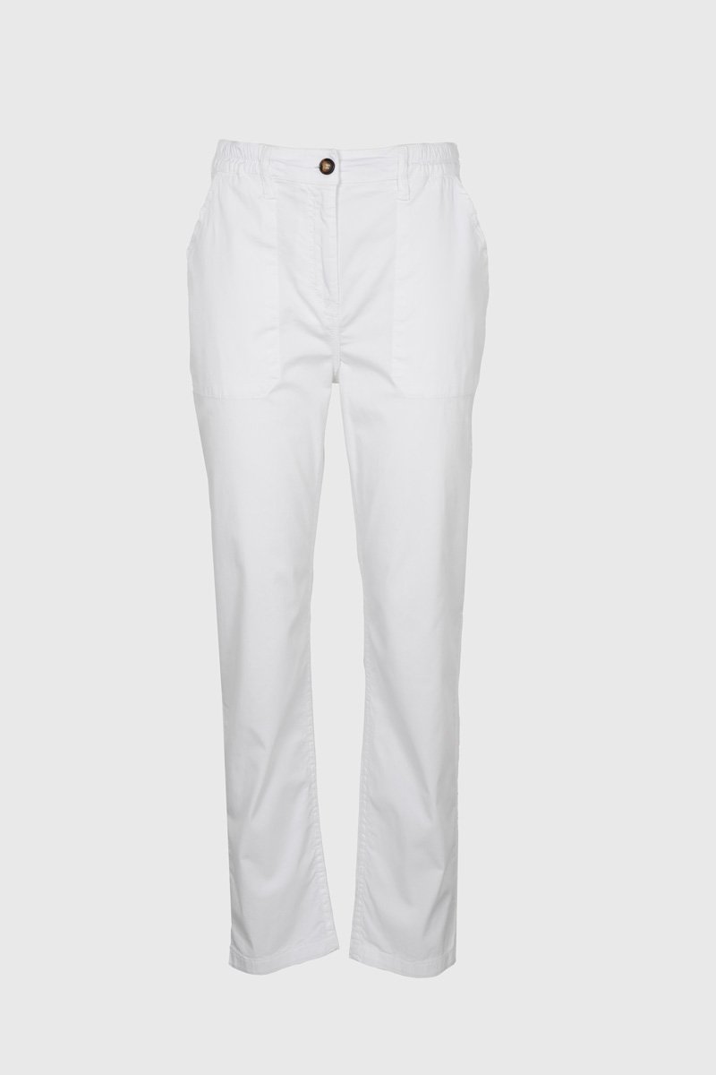 Pantalon taille elastique - coton