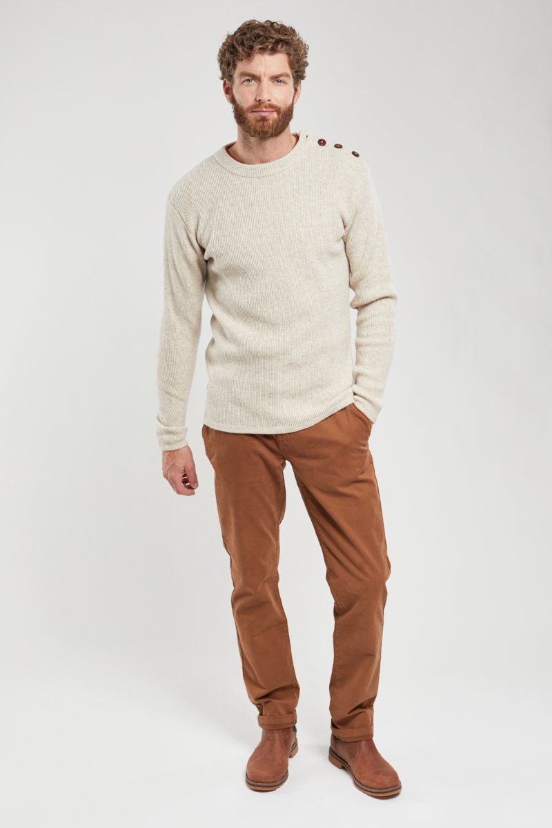 Chino coupe droite - coton