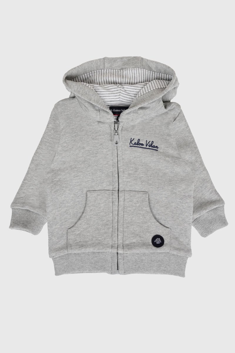 Sweat zippe Baby - coton