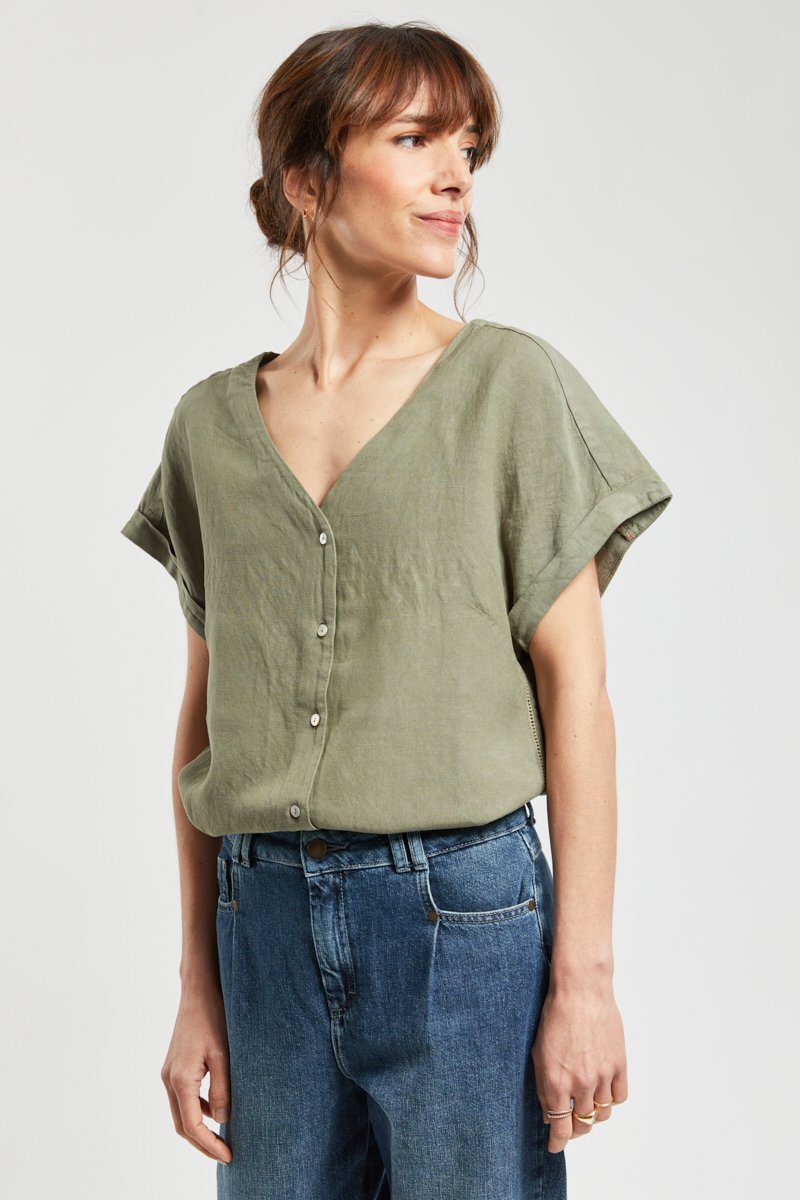 Blouse col V CONQUET