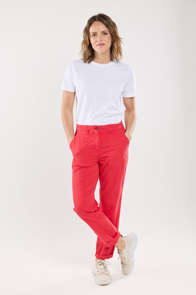 Pantalon taille elastique - coton