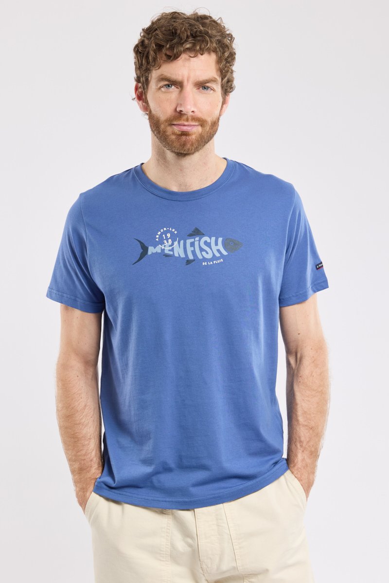 T-shirt  m'en fish  - coton leger