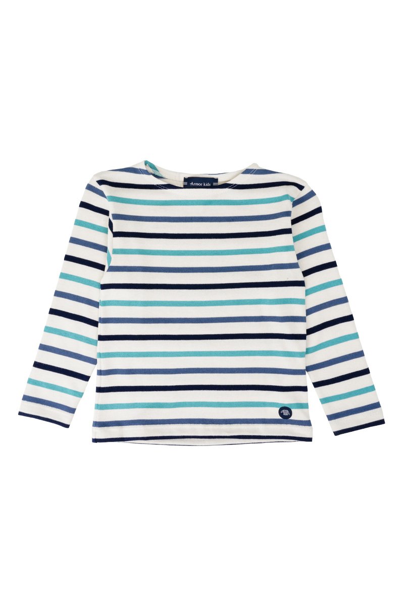 Mariniere tricolore Kids - coton rustique