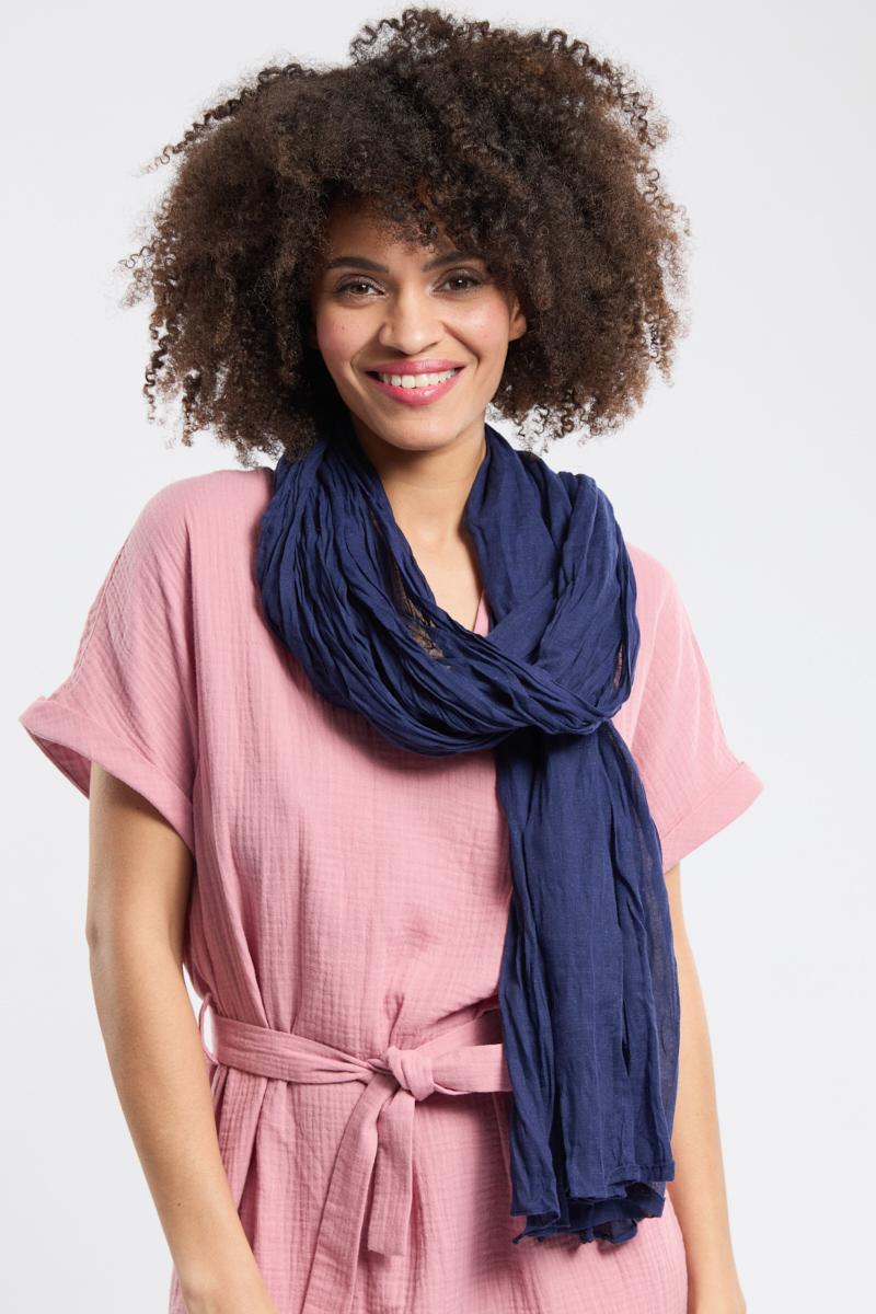 Foulard uni JARLI - coton