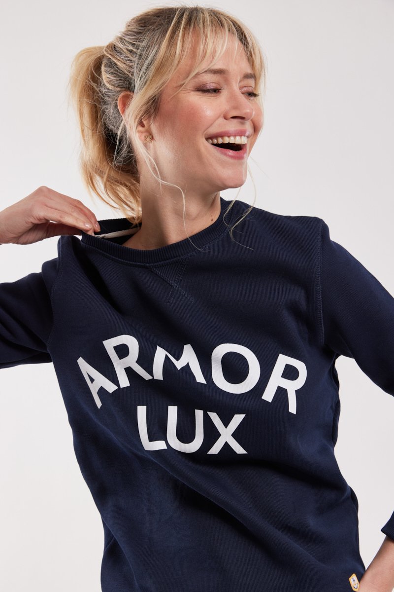 Sweat mixte  Armor-lux  - coton