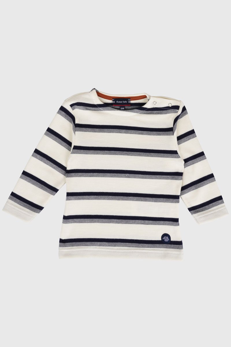 Mariniere jacquard Baby - coton leger