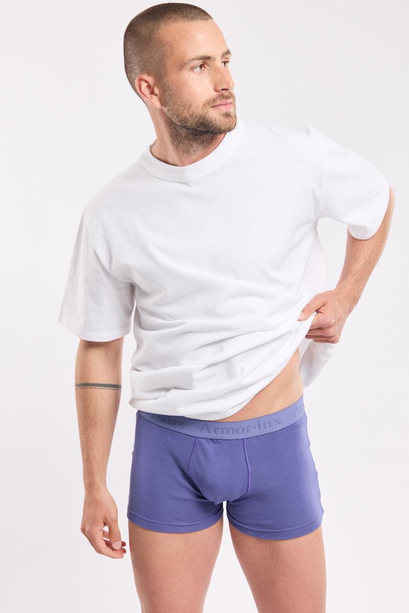 Boxer uni - coton
