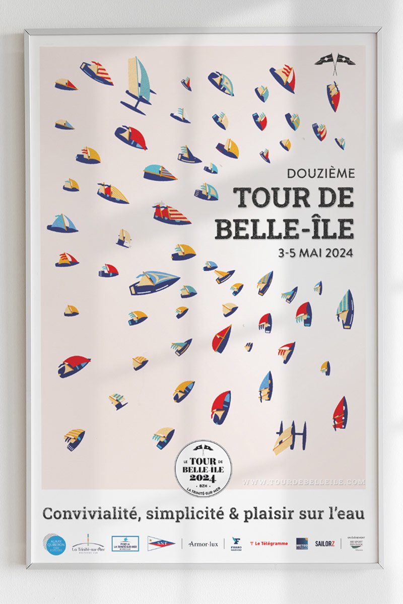 Affiche Tour de Belle-Ile