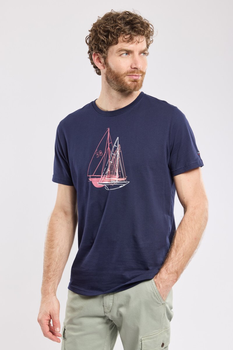 T-shirt  bateaux  - coton leger