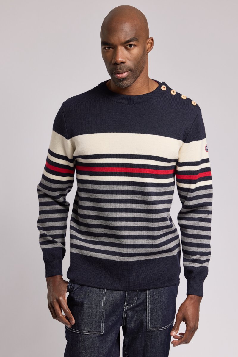 Pull marin Phare du Creac'h - laine