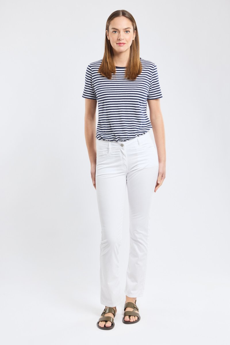 Pantalon coupe droite - coton