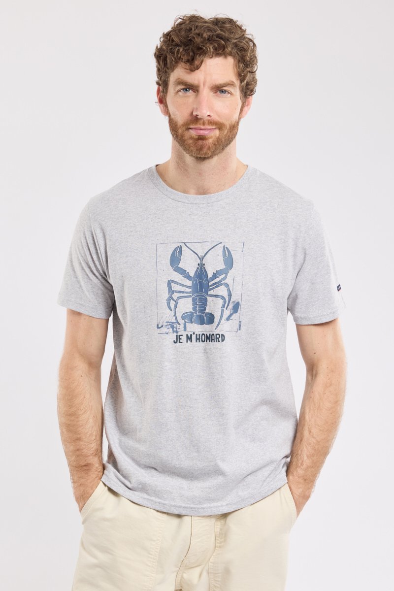 T-shirt  homard  - coton leger