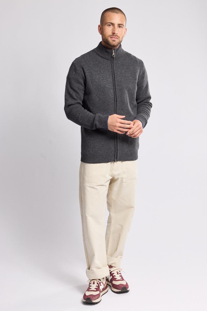 Gilet zippe - laine