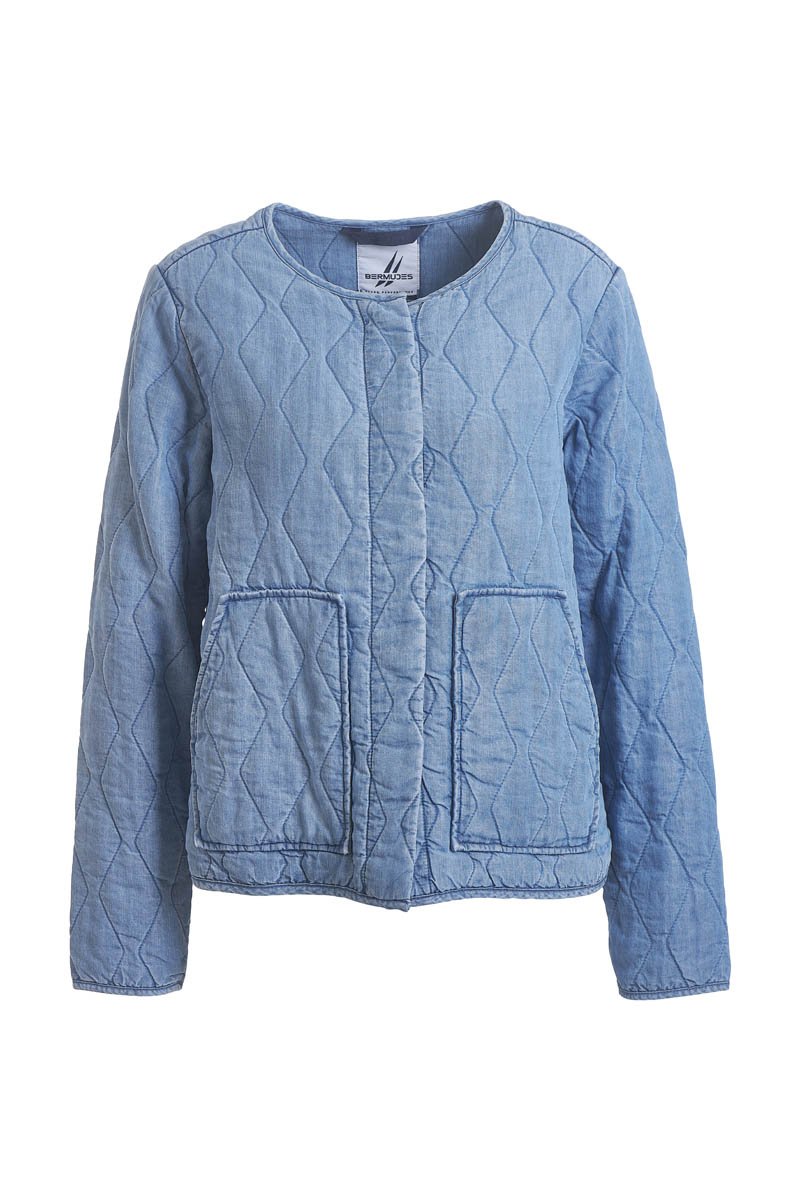 Veste matelassee denim BIROCK