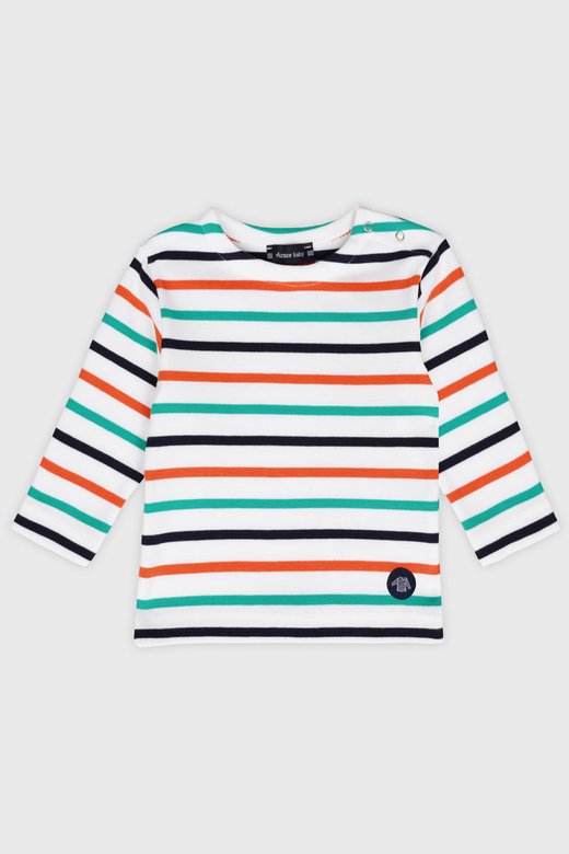 Mariniere tricolore Baby - coton epais