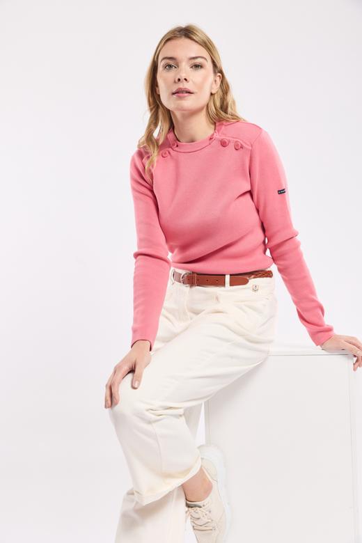 Pull marin double boutonnage - coton