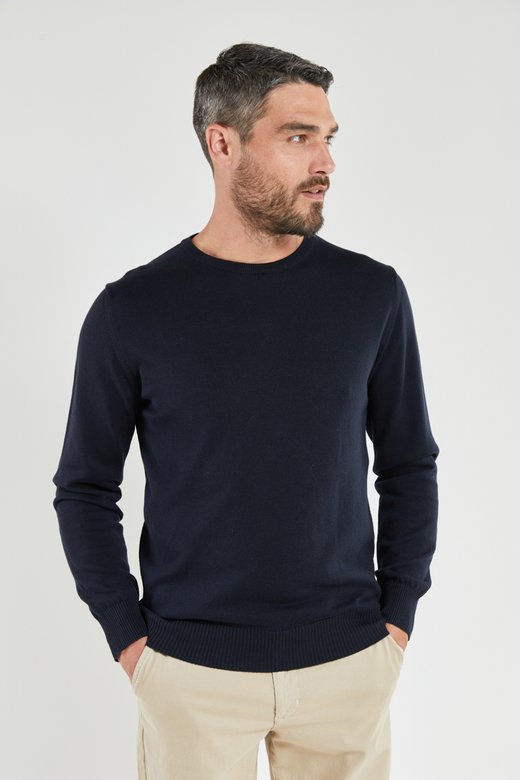 Pull col rond Berac - coton