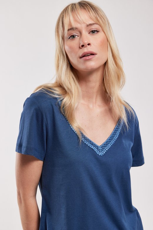 T-shirt homewear - coton et modal