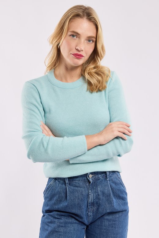 Pull marin uni - laine