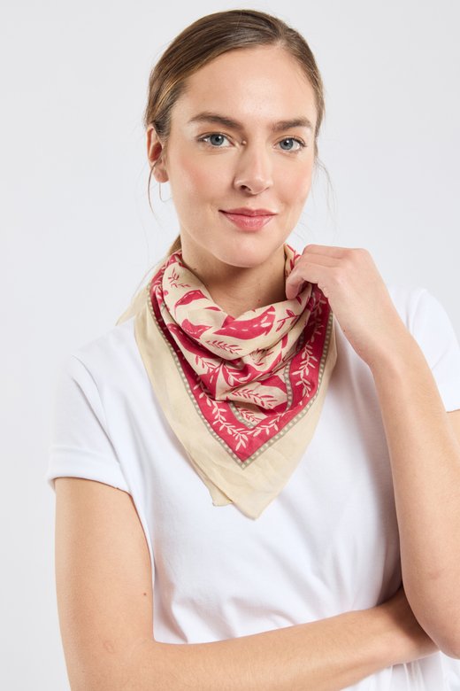 Foulard carre - coton