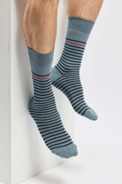 Chaussettes rayees homme - 39 au 46