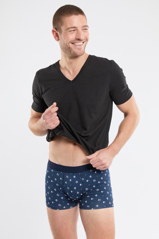 Boxer motif  poissons  - coton