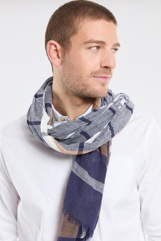 Foulard a carreaux JANDRINE